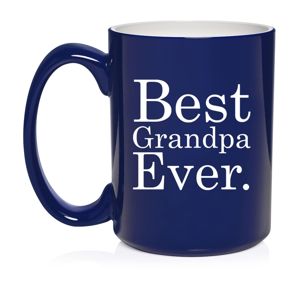 Best Grandpa Ever Ceramic Coffee Mug Tea Cup Gift for Him, Friend, Men