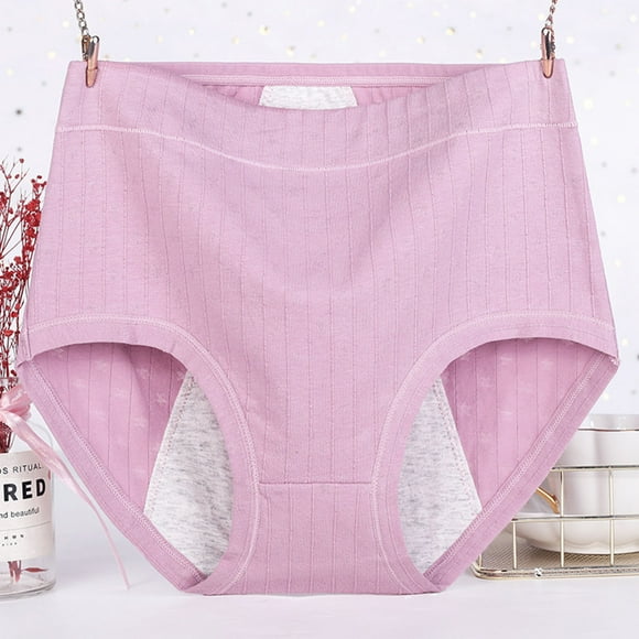 Aboser Womens High Waist Period Underwear 2024 Plus Size Cotton Panties Heavy Flow Menstrual Briefs Leak-Proof Postpartum Underwears Teen Girls Period Panties