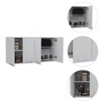 thumbnail image 5 of Cfowner 3 Door Wall Mounted Storage Cabinet, 47.20" W x 23.6" H x 13.10" D, White, 5 of 7