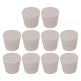 thumbnail image 2 of Rubber Tapered Stopper 10Pcs For Laboratory Equipment 3.5X3.5CM White Sealing Suitable For Chemical Experiments, 2 of 3