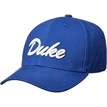 Duke Brand New Adjustable Dad Hat Baseball Cap(One-Sized), Official Blue Team Color, Embroidered Logo
