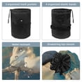 thumbnail image 3 of PhooArto Drawstring Cosmetic Bag, Barrel Shaped Portable Travel Makeup Bags, Rainbow Unicorn Painting Large Capacity Waterproof Multifunctional Bucket Toiletry Bag, 3 of 6