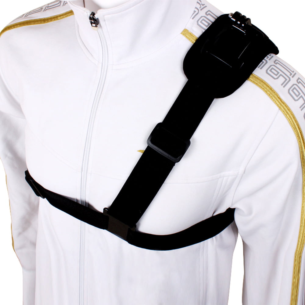 4 Single Shoulder Strap Mount Chest Harness Belt Adapter for GoPro 1 2 3 3 