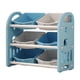 thumbnail image 2 of Organizador de juguetes para niños, estante de almacenamiento de juguetes para el dormitorio, libros y juguetes. Azul claro, 2 of 9