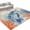 Orange, variant on Entryway Rug 2'x3', Sea Turtle Coastal Kitchen Runner Rugs Non-Slip Carpet Mats, Blue Red Summer Beach Coral Nautical Bedside Rugs Runners Washable Floor Carpet for Bathroom Laundry Room