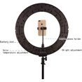 thumbnail image 5 of 18" 60W Dimmable 3200-5600K LED Ring Light, Photography Lighting Makeup Selfie Beauty Lighting Eyebrow Tattoo Lamp Studio Video Shooting Circle Light Kit with Stand,Mirror,Carrying Bag, 5 of 5