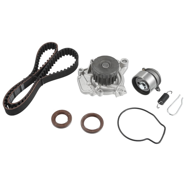 Bomba de agua Unique Bargains, con kit de tensores No.19200PLMA01S1 para Honda Civic 1.7L 01-05 tono plateado, 1 juego