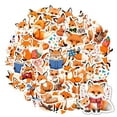 thumbnail image 4 of 35pcs-50pcs Cute Fox Stickers Animal Stationery Stickers Funny Kids Stickers for Laptops Notebooks Suitcases, 4 of 9