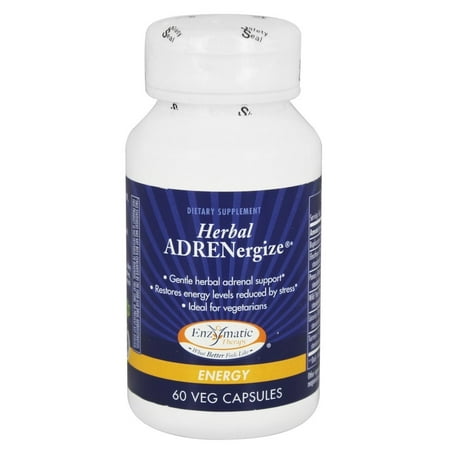 - Enzymatic Therapy - Herbal Adrenergize - 60 Vegetarian Capsules
