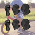 thumbnail image 1 of Rodilleras Protección Ciclismo Soporte de codo de rodilla para niños Transpirable 6pcs / Set para deportes al aire libre (Negro), 1 of 8