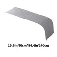 thumbnail image 2 of ﻿ Solid Bed Runner Scarf Protector Slipcover Bed Decorative Scarf for Bedroom Hotel Wedding Room Bedding High-End Bed Tail Towel Bed Flag Bed Tail Pad Decoration Strip(Gray), 2 of 5