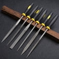 thumbnail image 4 of Ensemble de 6 Pcs/râpe de Menuiserie Carbone ;;; ;;; ;;;;; Râpe en Acier pour Enlever les Meules, Polissage, Râpe de Procédé Grossier, Trousse 4x160 mm, 4 of 9