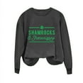 thumbnail image 4 of Saint Patrick Shirt Women's Round Neck St. Patrick's Day Printed Long Sleeved Top Sweatshirts Saint Patricks Day Shirt, 4 of 4