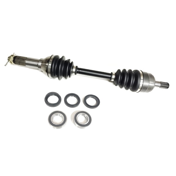 Front CV Axle & Bearing Kit for Yamaha Wolverine 350 4x4 2001-2005, Quality Tested