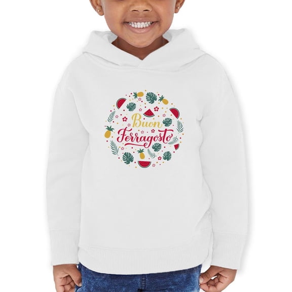 Buon Ferragosto Fruits Wreath Hoodie Toddler -Image by Shutterstock, 5 Toddler