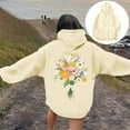 thumbnail image 2 of Women's Casual Hoodie With Print Soft Comfortable Pullover Sweatshirt For Daily Wear Fall Winter, 2 of 6