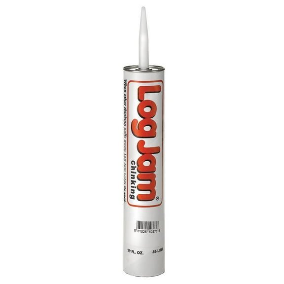 Sashco Log Jam Acrylic Latex Chinking Caulk, 29 oz Cartridge, Mortar White (Pack of 1)