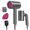 Gray, variant on BABONIR Ionic Negative Ion Hair Dryer with Diffuser, 1875W Fast Drying, 3 Heat 2 Speed, Foldable Compact for Women Travel & Gift, Pink