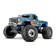 Traxxas Bigfoot RC Remote Control Monster Truck with TQ 2.4GHz Radio, 2WD, Blue
