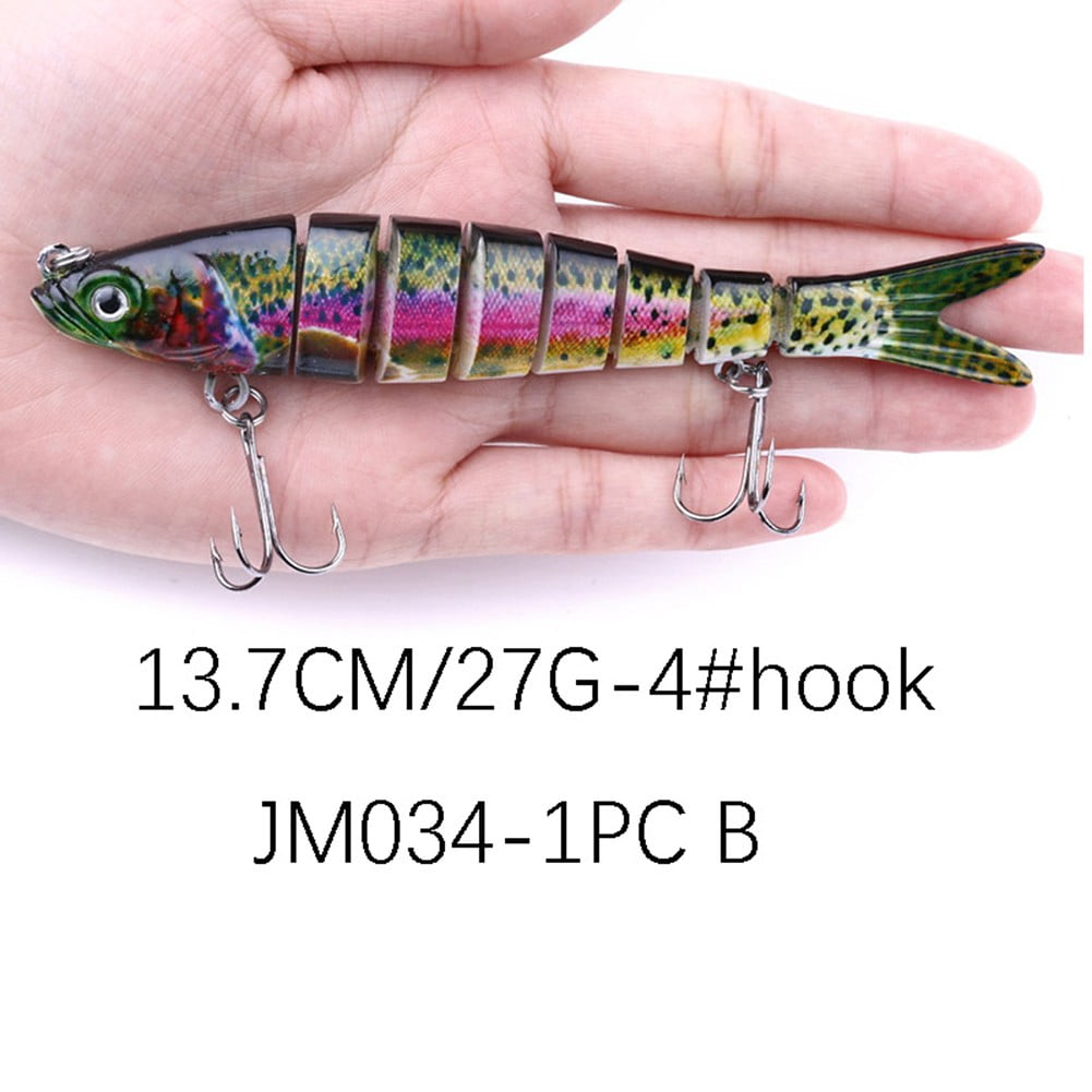 Lure Combination Crank Lure 8 Segments Hard Artificial Lure for Tackle