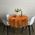 thumbnail image 5 of Btomtd 47.24 x 47.24 inch Halloween Oil Resistance Table Cloth Circular Festive Tablecloth Digital Printed Table Cloth for Holiday, B, 5 of 5