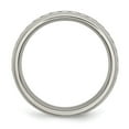 thumbnail image 2 of Auriga Fine Jewelry Stainless Steel Polished with Grey Carbon Fiber Inlay 6 mm Band for Women Size 9, 2 of 6