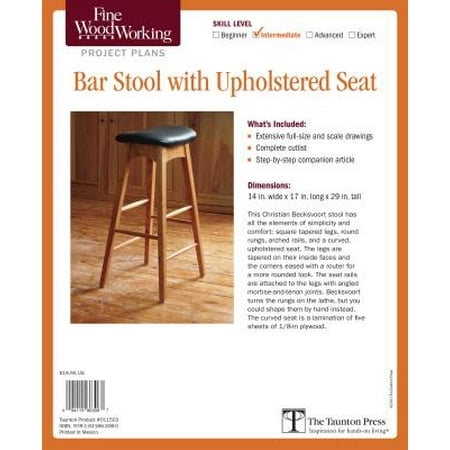 - Fine Woodworking Bar Stool With Upholstered Seat Project Plans