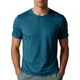 thumbnail image 2 of Qiyinn Mesh Workout Shirts for Men Dry Fit Gym Quick Dry Athletic Short Sleeve Sports T-Shirt Moisture Wicking, 2 of 8