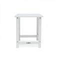 thumbnail image 5 of Vista 18" White HDPE Outdoor Side Table, 5 of 6