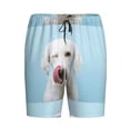 thumbnail image 4 of Wukai Puppy Licks Nose Men’s Short Pajama Pants With Pockets Soft Sleep Pj Shorts for Men-3X-Large, 4 of 6