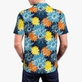 thumbnail image 5 of Rocae Sunflowers for Men's Short Sleeve Polo Shirt, Quick Drying Performance Moisture Wicking Sports Men's Golf Shirt X-Large, 5 of 9