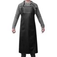 thumbnail image 1 of ZHAOCHENG Delantal de cocina unisex resistente al agua y resistente para carnicero (negro), 1 of 5