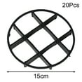 thumbnail image 1 of 20 Pcs Support de Drainage de Pot de Fleurs Réutilisable, Support de Drainage de Soucoupe de Plante 15cm, 1 of 9