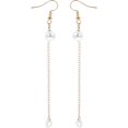 thumbnail image 1 of Qius 1 Paire de Boucles d'Oreilles Sans Fil Chic Support Anti-Perte, 1 of 5