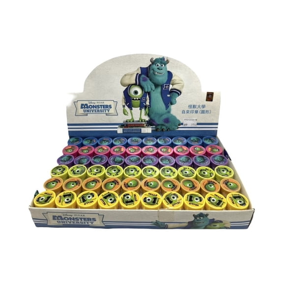 6pk Assorted Disney Monsters University Self Inking Stampers