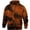 Orange, variant on Hemlock Blue Hoodies for Men Graphic Casual Pullover, Men's Fall Long Sleeved Hoodie Hooded Sweatshirt Tops Outdoor Shirt