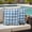 Blue, variant on Pack of 2 Outdoor Pillow Covers 20x20 Inch Waterproof Orange Plaid Throw Pillow Covers,Decorative Couch Pillow Case Sham Gradient Geometric Buffalo White Checkered Patio Pillowcases Cushion Cover