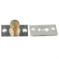 thumbnail image 3 of Aceovo - 1 pestillo de puerta con resorte, invisible, de madera, para armario, con bola, ajustable, para muebles, plateado, 3 of 8