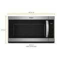 thumbnail image 3 of WHIRLPOOL WMH54521HS over the range microwave, 3 of 4