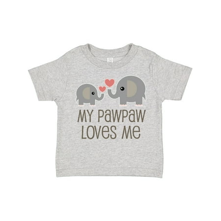 

Inktastic My Pawpaw Loves Me Grandchild Gift Toddler Boy or Toddler Girl T-Shirt