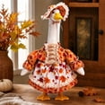 thumbnail image 5 of AZXY Thanksgiving Fall Porch Goose Outfits for 23 Inch Lawn Statue, Costume for Plastic & Cement Goose Statue, Seasonal Autumn Sculpture Accessory for Garden Yard Patio Front Porch Outdoor Decoration, 5 of 7
