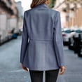 thumbnail image 6 of Juosiy Women Slim-Fit Business Jacket Open Front Long Sleeve Notch Lapel Sleeve Buttonless Work Suit Jackets, 6 of 7