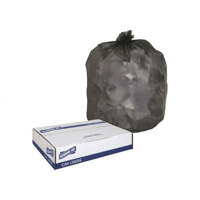 Genuine Joe Economy Linear Low-Density Can Liners - Extra Large Size - 60 gal Capacity - 38 Genuine Joe Economy Linear Low-Density Can Liners - Extra Large Size - 60 gal Capacity - 38