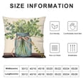 thumbnail image 5 of JRXY  Spring Summer Pillow Covers Sky Blue Outdoor Farmhouse Decor Eucalyptus Leaves Decorations Truck Vase Home Sweet Home Cushion Case Gifts for Home Decor 18x18in, 5 of 5