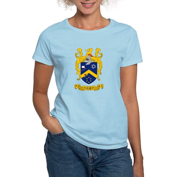 CafePress - Pi Alpha Phi Colored Crest T Shirt - Women's Classic T-Shirt