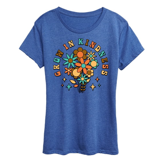 Instant Message - Grow In Kindness - Women's Short Sleeve Graphic T-Shirt