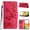 Rose, variant on Dteck for Samsung Galaxy A15 5G, Embossed Butterfly PU Leather Folio Cover Magnetic Shockproof Protective Card Slots Holder Wallet Case for Galaxy A15,Rose