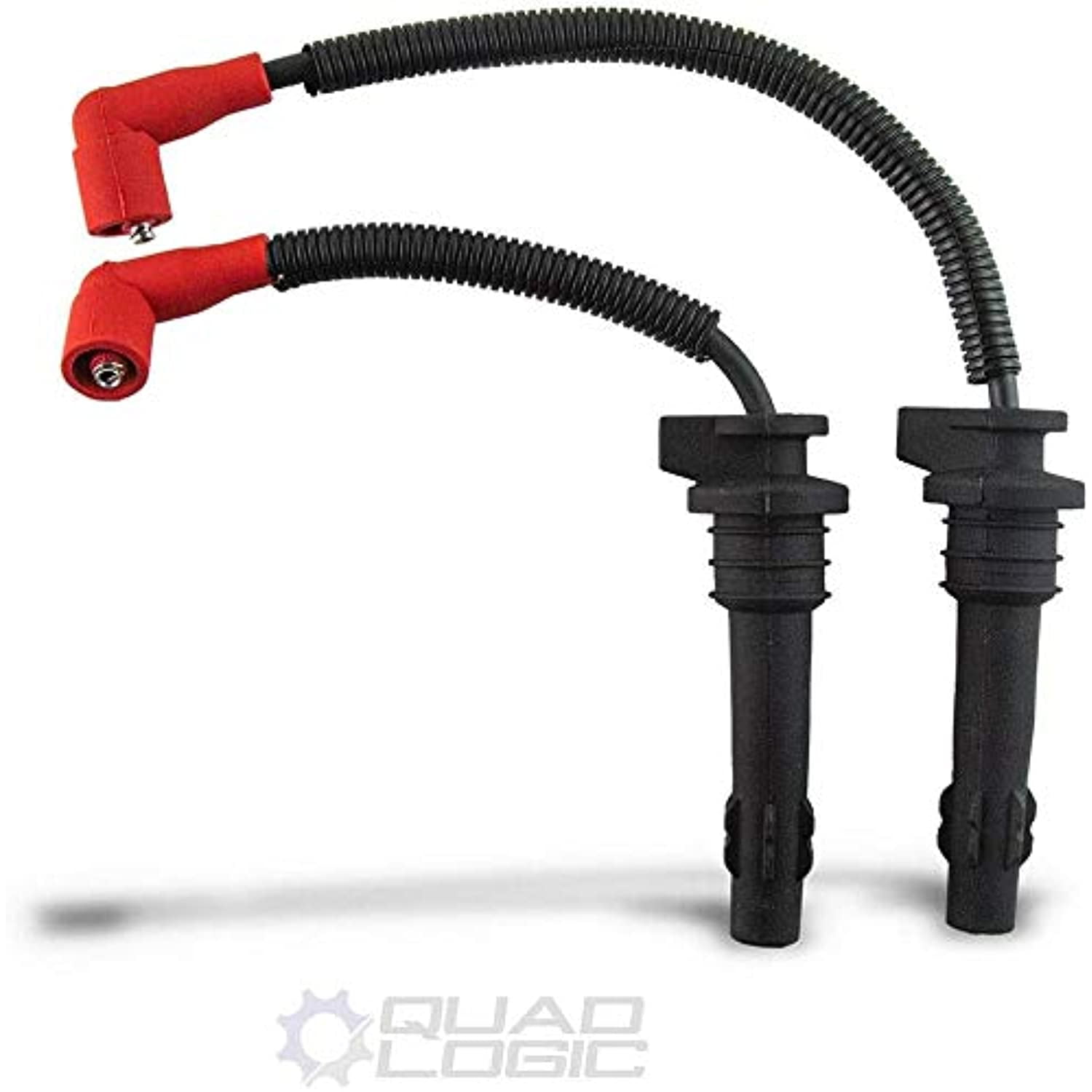 Polaris RZR 900 1000 UTV Ignition Coil Spark Plug Caps and Wires (Pair