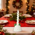 thumbnail image 5 of Ceramic Bow Candlestick for Christmas and Valentine's Day - Elegant Porcelain Candle Holder with Ribbon Design, Holiday Table Decoration with Classic Bow Knot Decor, 5 of 6