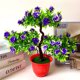 thumbnail image 3 of Gwong Decoración hogareña Artificial Rose Flower Guest Greeling Pine Plant Pot Home Desktop Office Decor Gwong 21037528, 3 of 7
